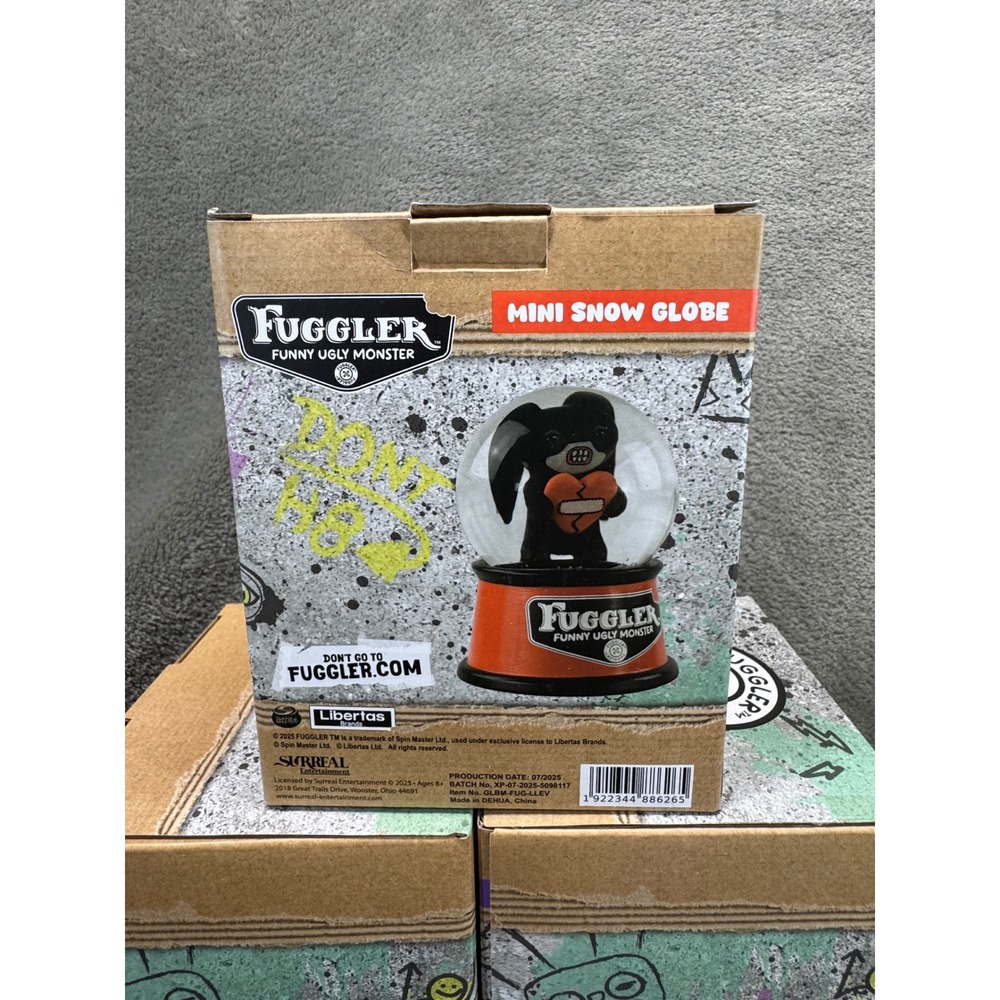 Fuggler Mini Snow Globe Funny Ugly Monster Toy Figure with Box‎ Collectible